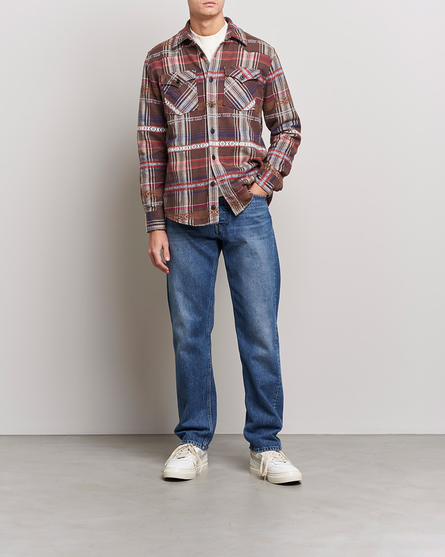 Hombres | Camisas | Morris | Walton Inca Overshirt Brown