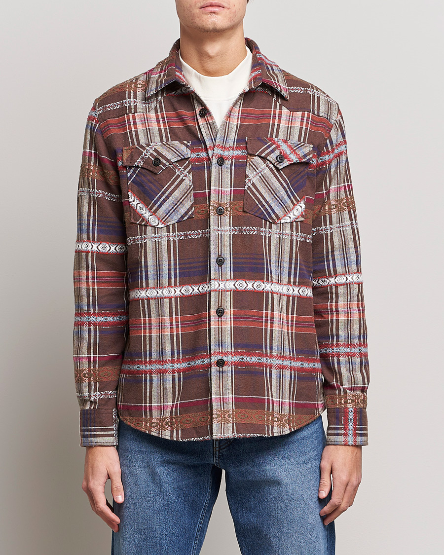Hombres | Camisas | Morris | Walton Inca Overshirt Brown