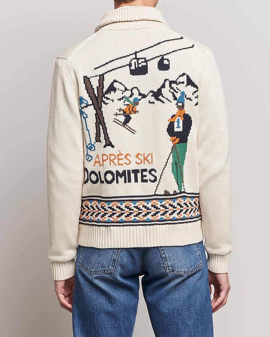 Hombres | Jerséis y prendas de punto | Morris | Clyde Full Zip Cardigan Off White