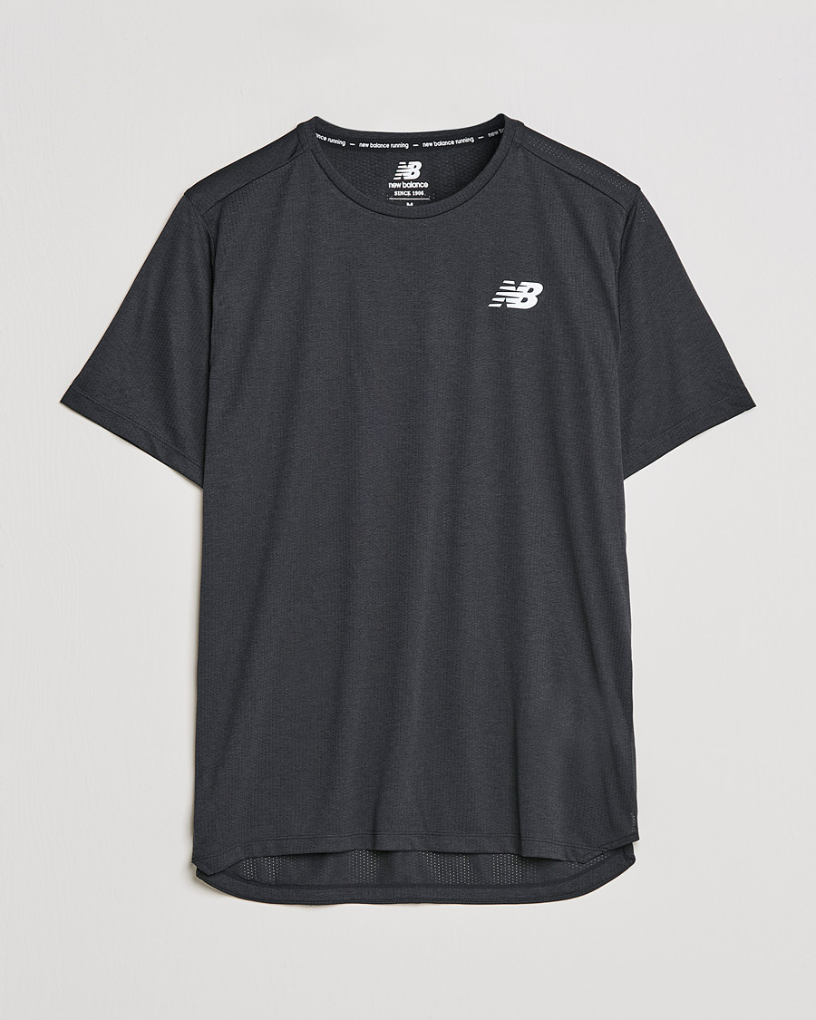 Hombres | Camisetas | New Balance Running | Impact Run Short Sleeve T-Shirt Black