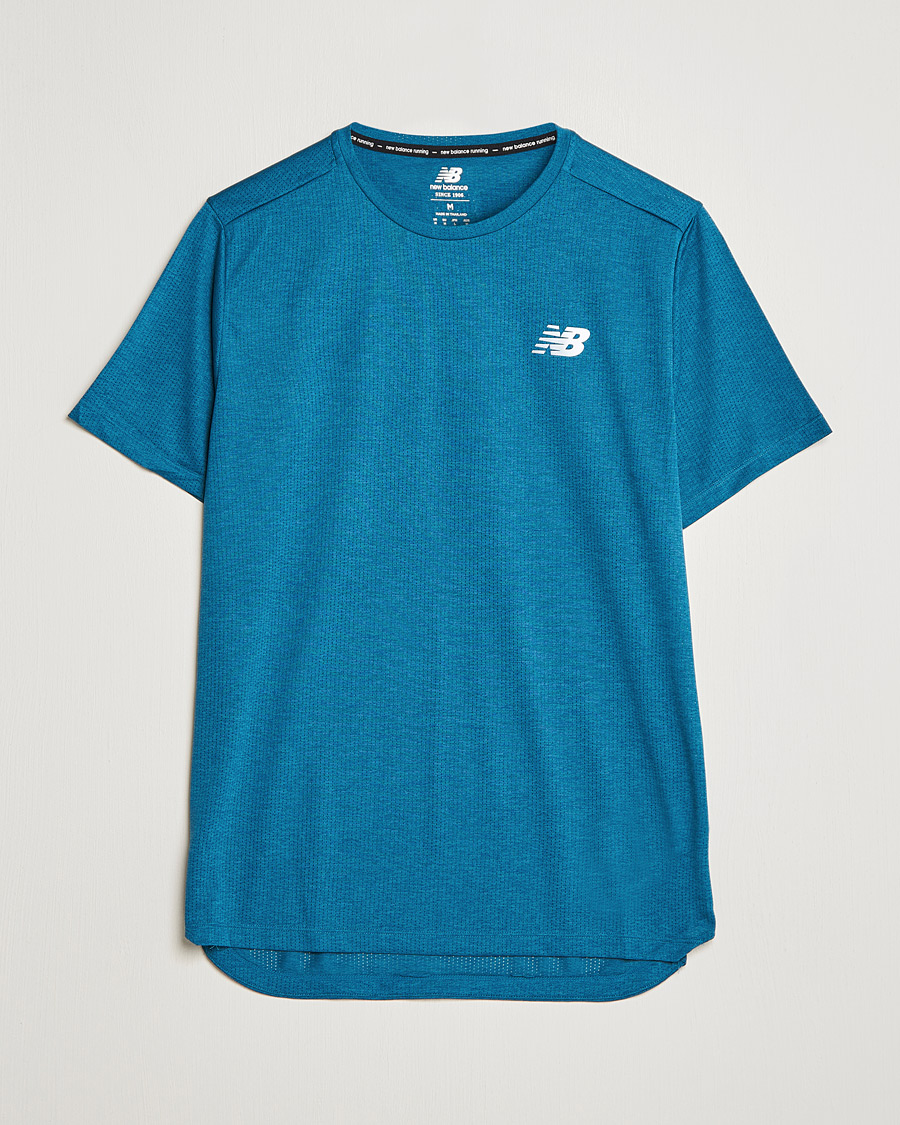 Hombres | Camisetas | New Balance Running | Impact Run Short Sleeve T-Shirt Dark Moonstone