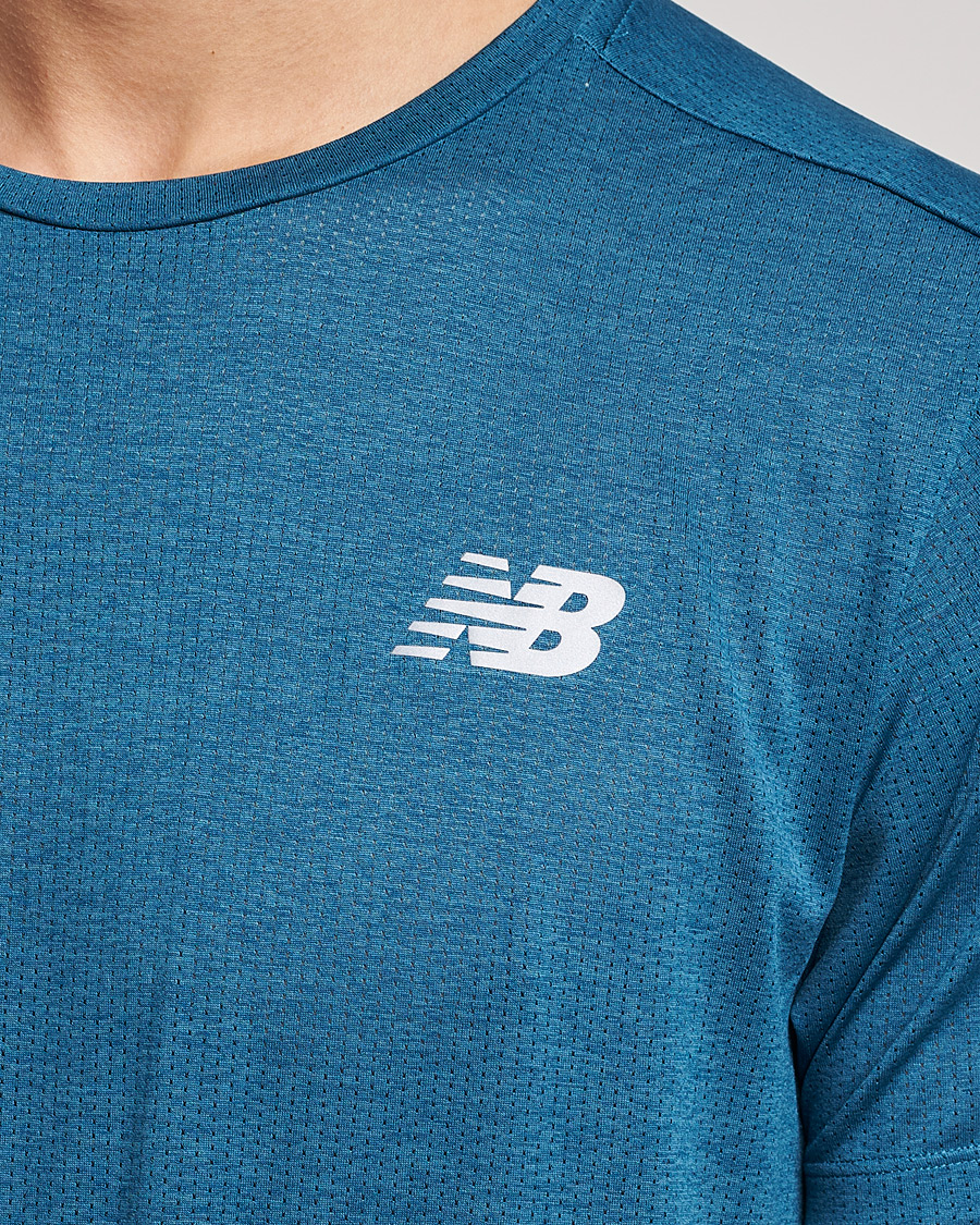 Hombres | Camisetas | New Balance Running | Impact Run Short Sleeve T-Shirt Dark Moonstone