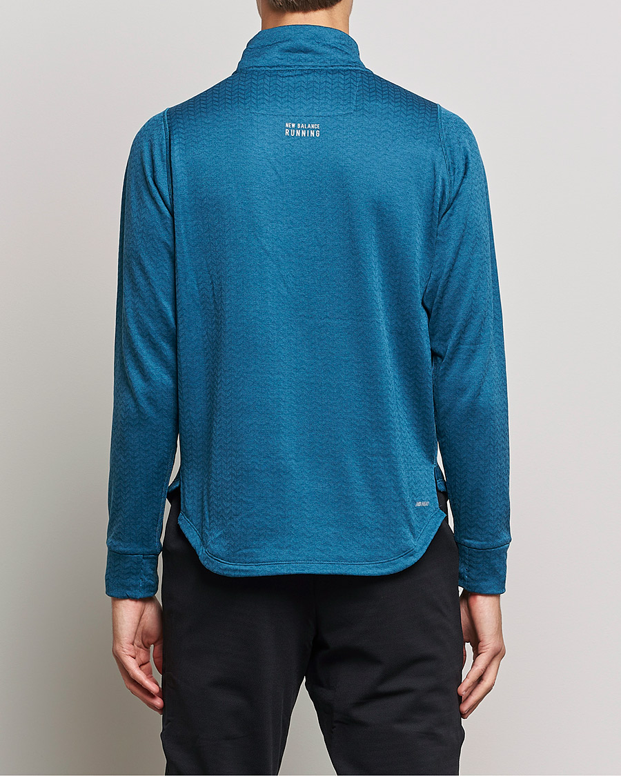 Hombres | Jerséis y prendas de punto | New Balance Running | Heat Grid Half Zip Dark Moonstone