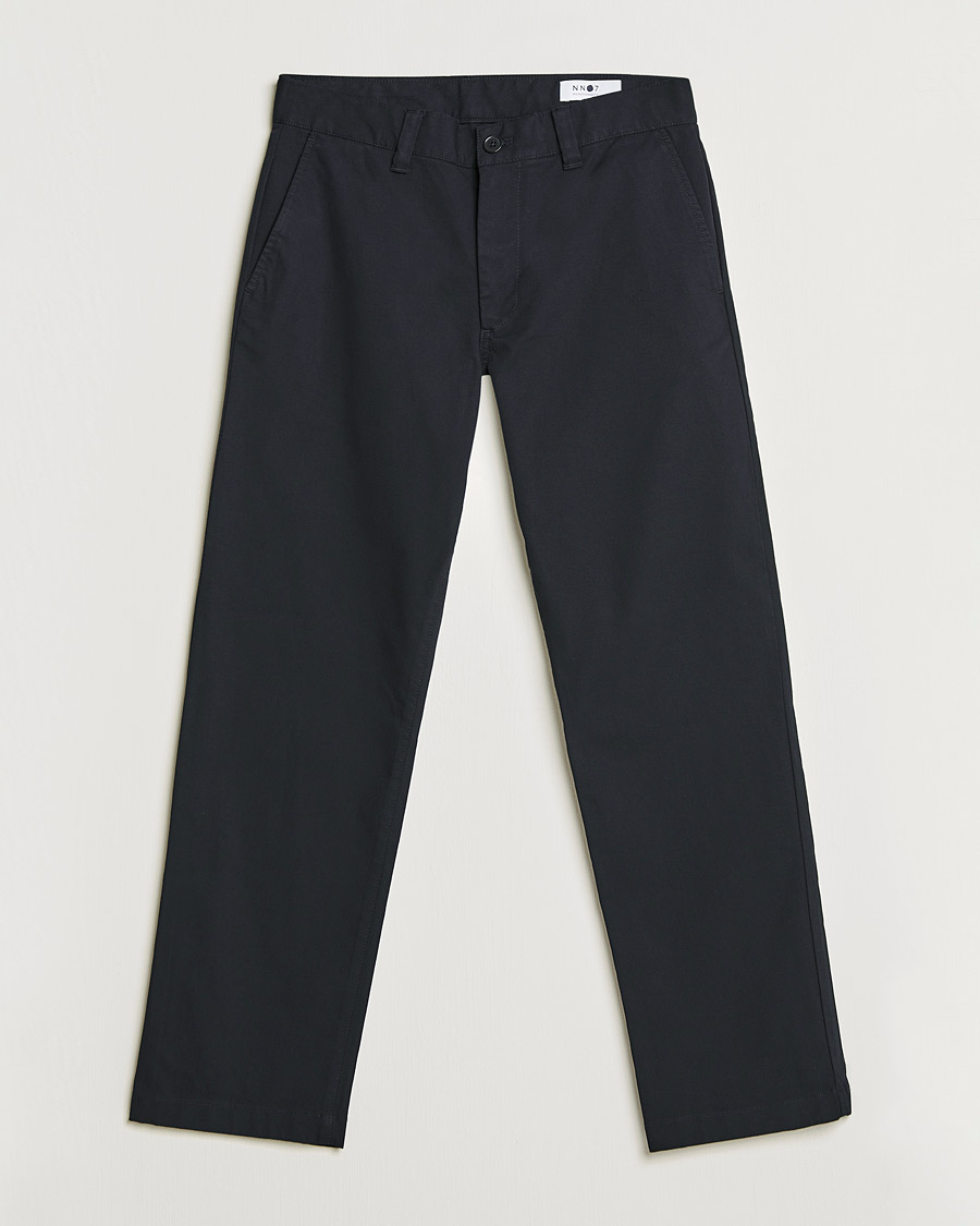 Hombres | Pantalones | NN07 | Alex Straight Fit Cotton Chinos Black