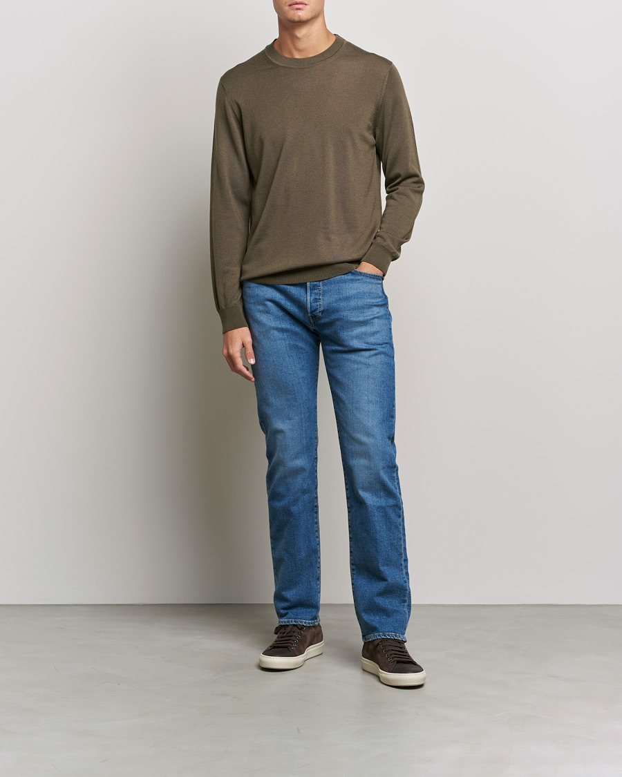 Hombres | Jerséis y prendas de punto | NN07 | Ted Merino Crew Neck Pullover Pyramid