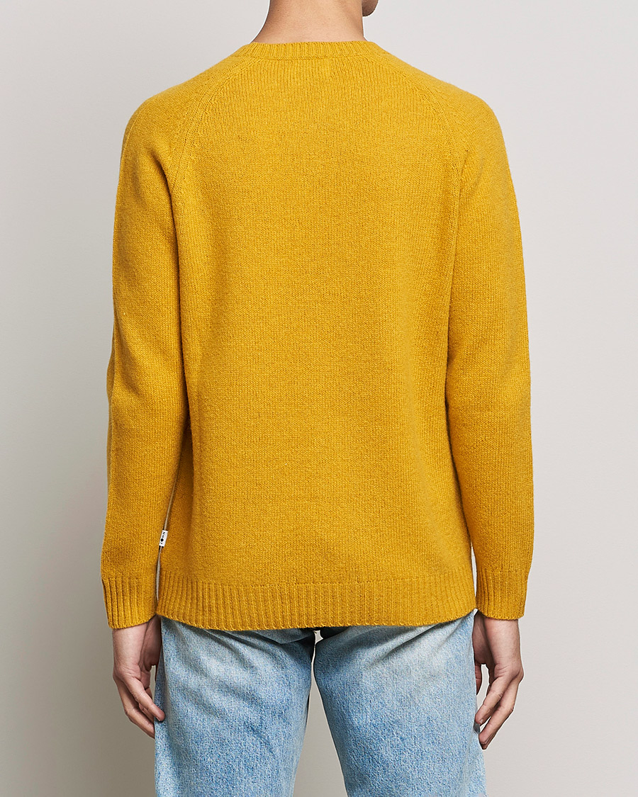 Hombres | Jerséis y prendas de punto | NN07 | Nathan Brushed Crew Neck Yellow