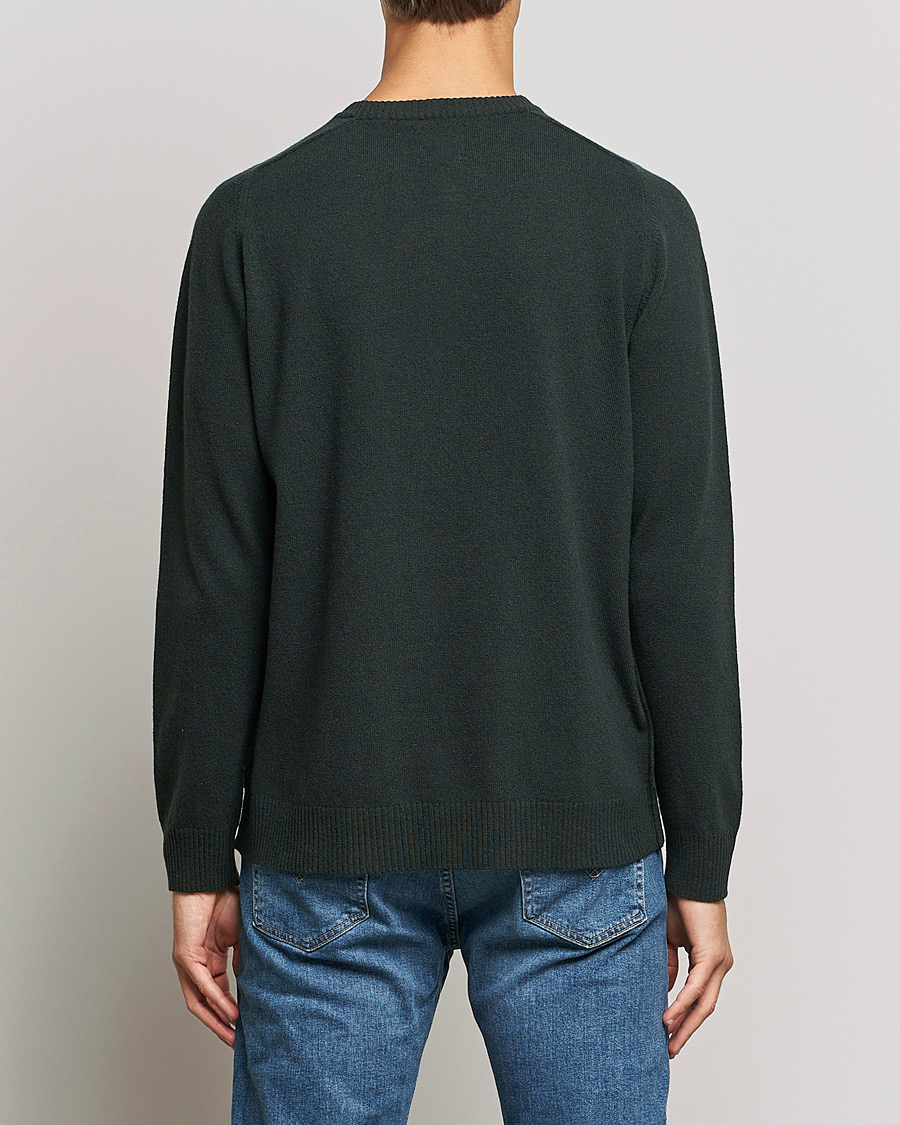 Hombres | Jerséis y prendas de punto | NN07 | Edward Lambswool Crew Neck Pullover Dark Army