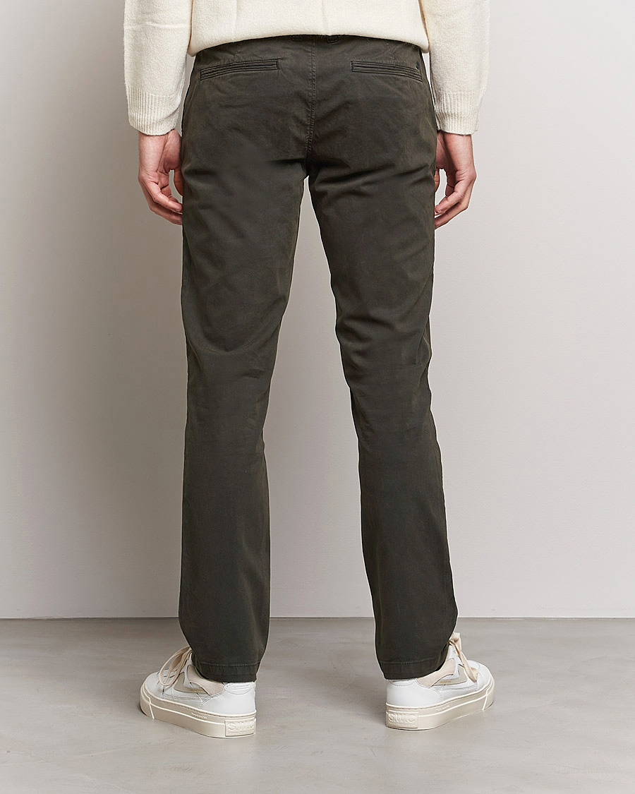Hombres | Pantalones | NN07 | Marco Slim Fit Stretch Chinos Dark Green