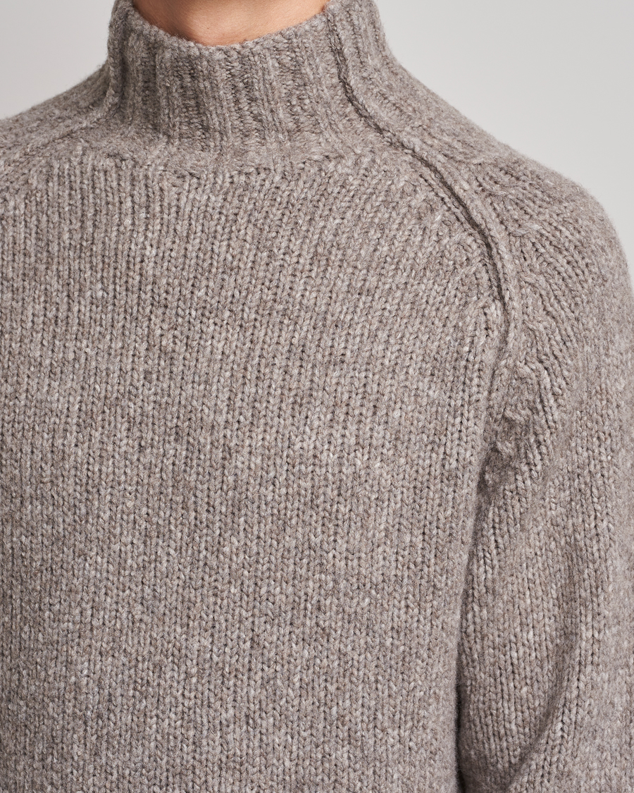 Hombres | Jerséis y prendas de punto | NN07 | William Merino Knitted Polo Grey