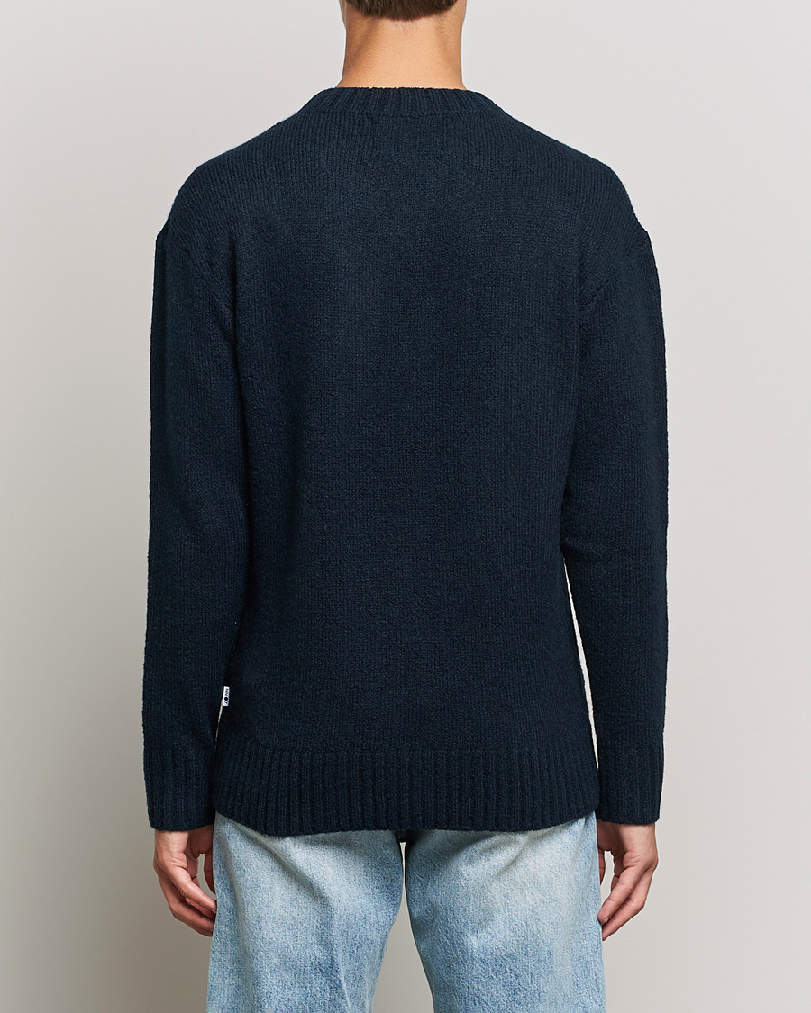 Hombres | Jerséis y prendas de punto | NN07 | Grayson Knitted V-Neck Sweater Navy