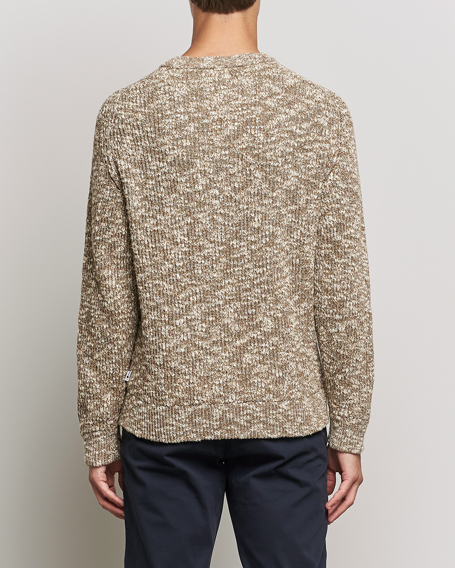 Hombres | Jerséis y prendas de punto | NN07 | Jesse Cotton Knitted Sweater Pyramid Melange