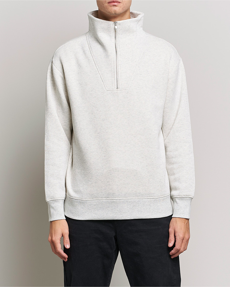 Hombres | Jerséis y prendas de punto | NN07 | Briggs Jersey Half Zip Oat