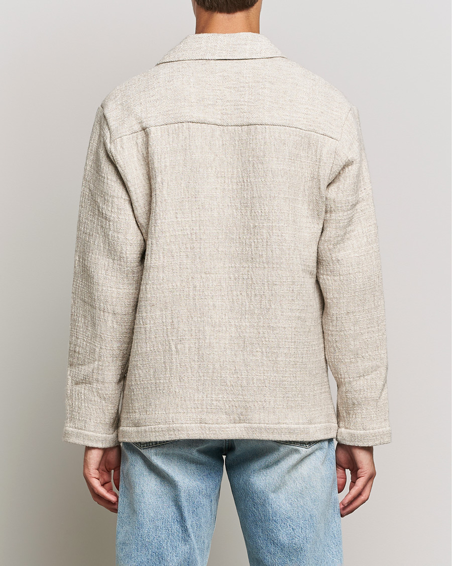 Hombres | Camisas | NN07 | Ibrahim Structured Overshirt Off White