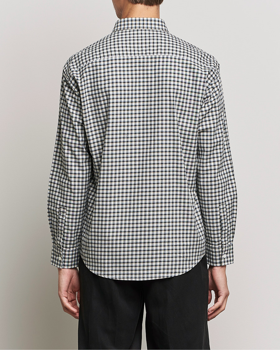 Hombres | Camisas | NN07 | Deon Cotton Checked Shirt Black/White
