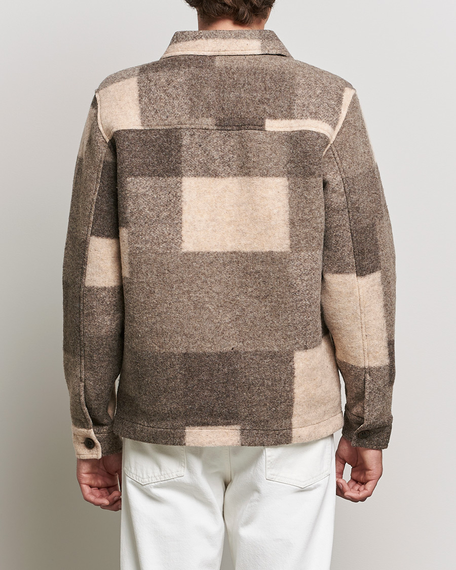 Hombres | Abrigos y chaquetas | NN07 | Wilas Checked Shirt Jacket Camel