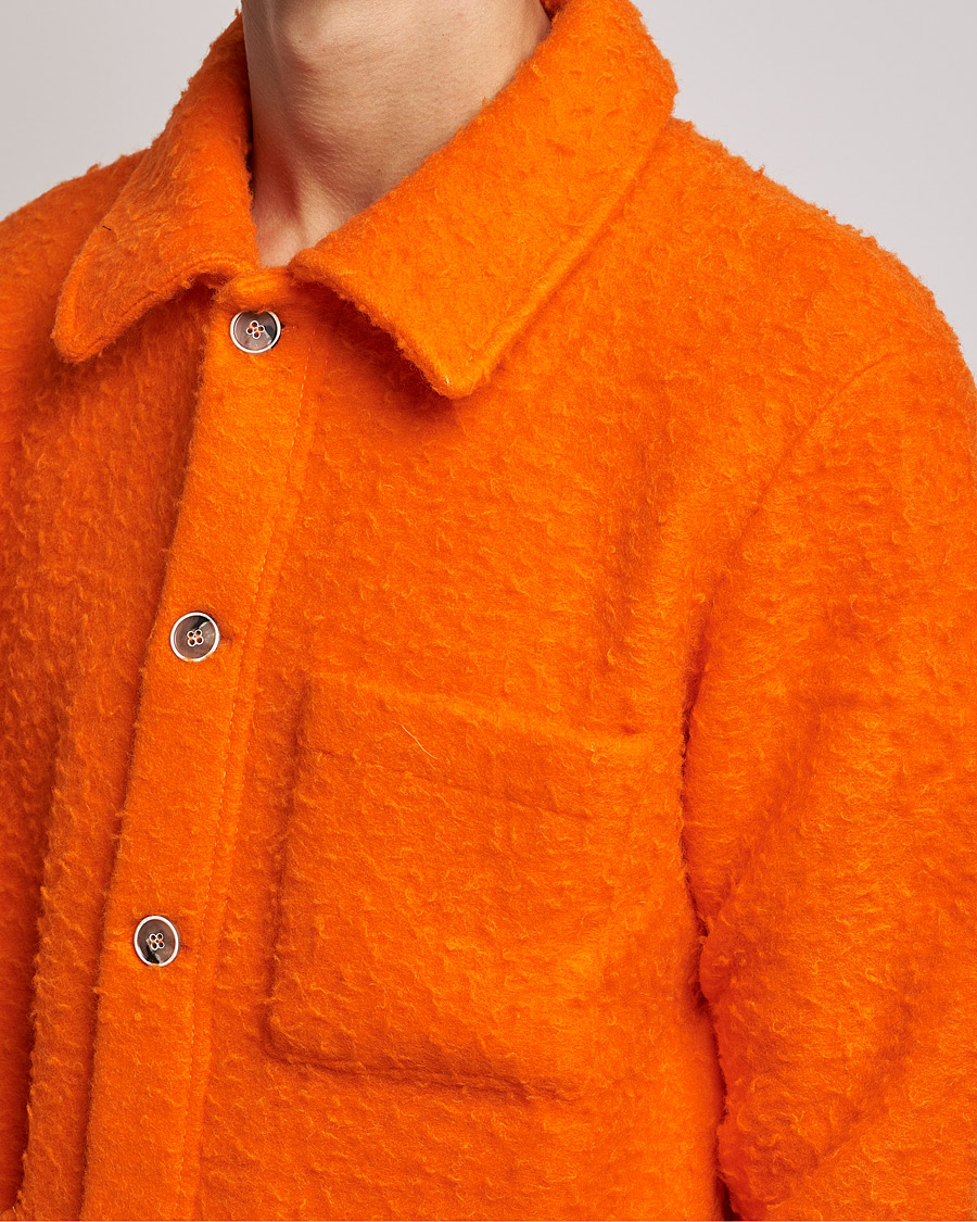 Hombres | Jerséis y prendas de punto | NN07 | Olav Fleece Jacket Bright Orange