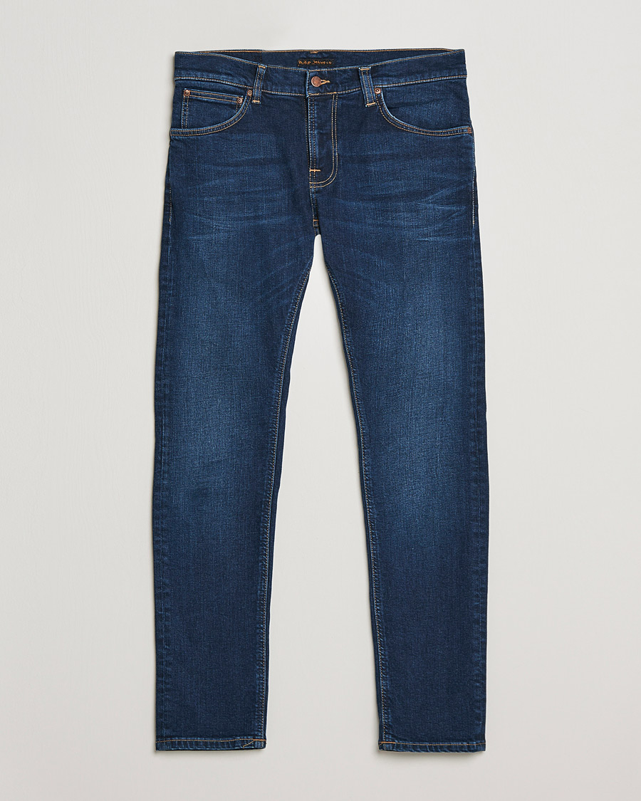 Hombres | Vaqueros | Nudie Jeans | Tight Terry Jeans Dark Steel