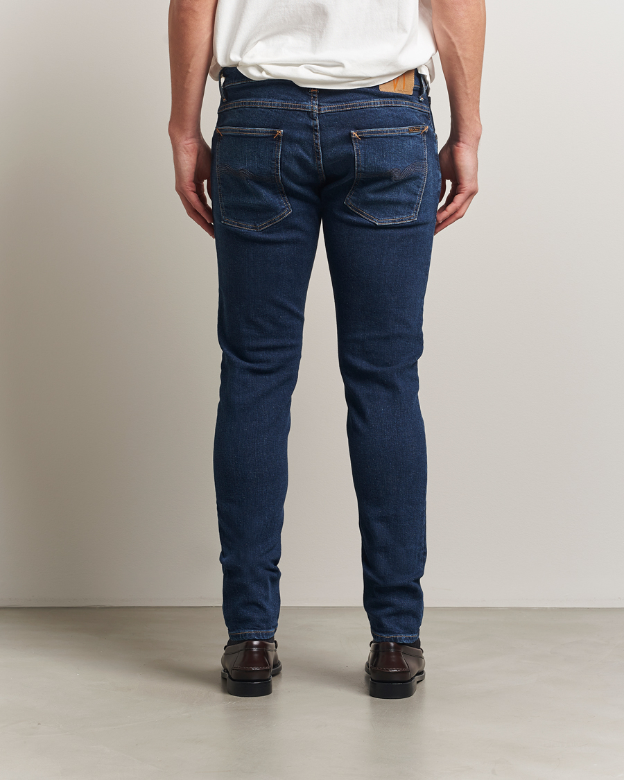 Hombres | Vaqueros | Nudie Jeans | Tight Terry Jeans Dark Steel