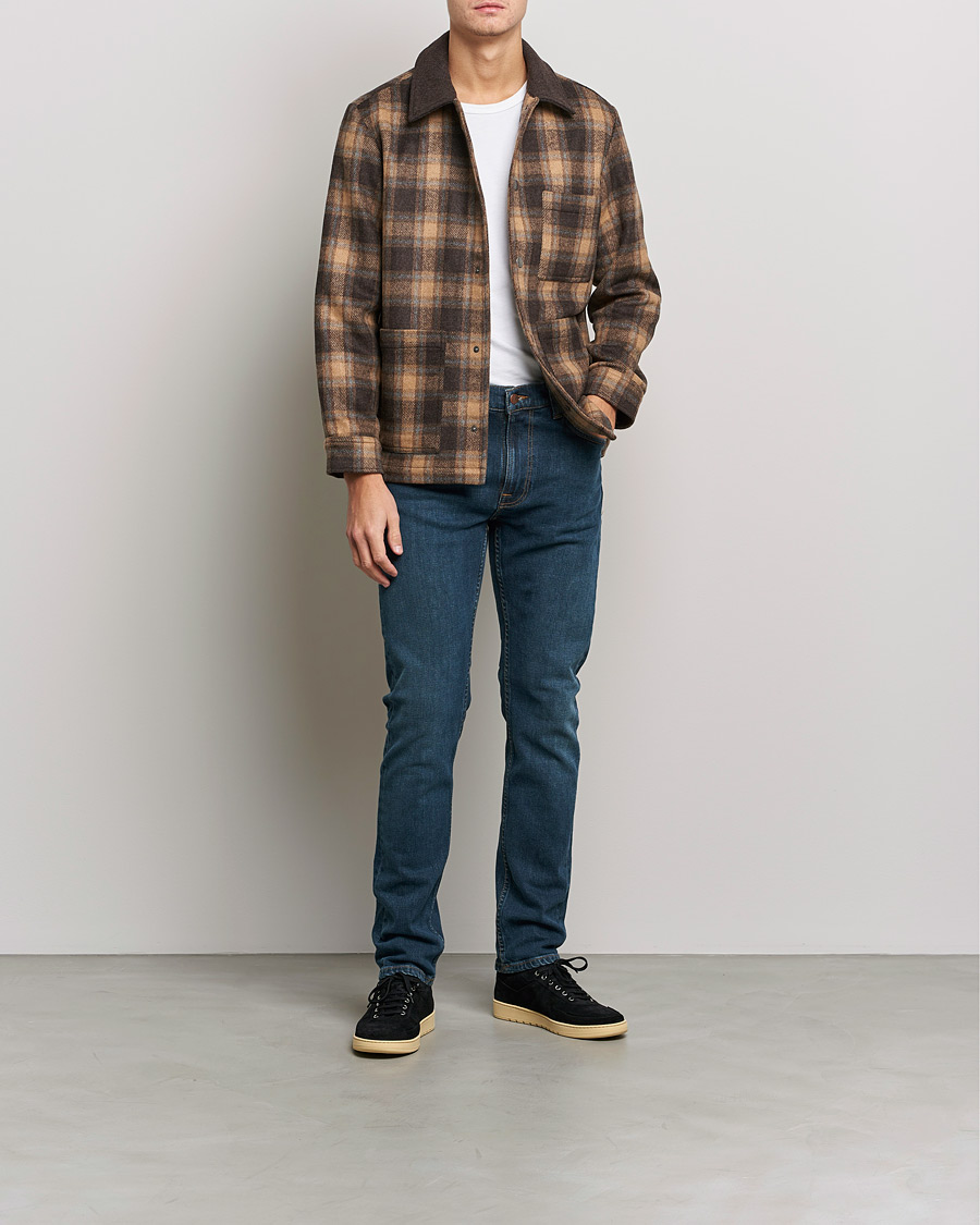 Hombres | Vaqueros | Nudie Jeans | Lean Dean Organic Jeans Blue Rock