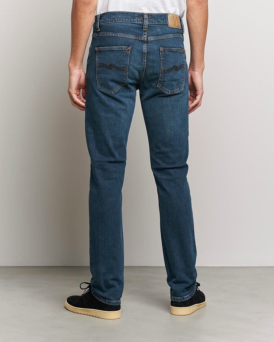 Hombres | Vaqueros | Nudie Jeans | Lean Dean Organic Jeans Blue Rock