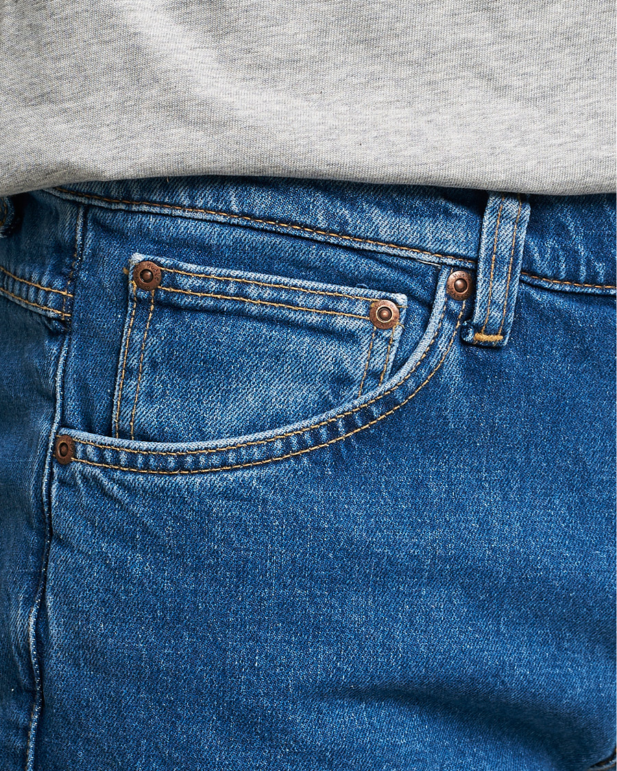 Hombres | Vaqueros | Nudie Jeans | Lean Dean Organic Jeans Plain Stone Blue