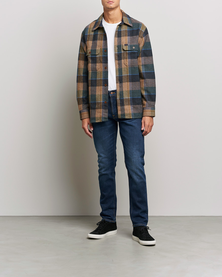 Hombres | Vaqueros | Nudie Jeans | Lean Dean Organic Jeans Blue Thunder