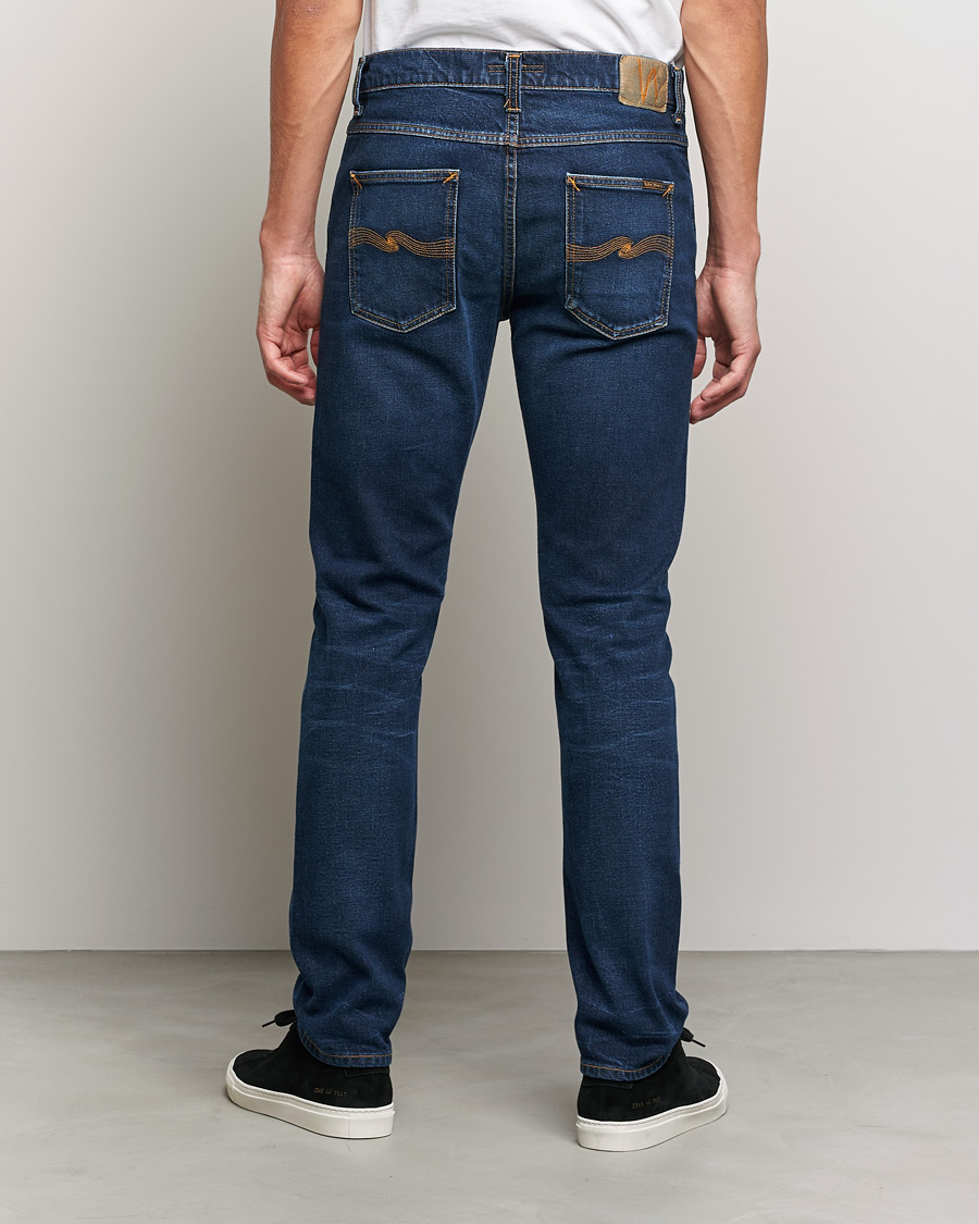 Hombres | Vaqueros | Nudie Jeans | Lean Dean Organic Jeans Blue Thunder