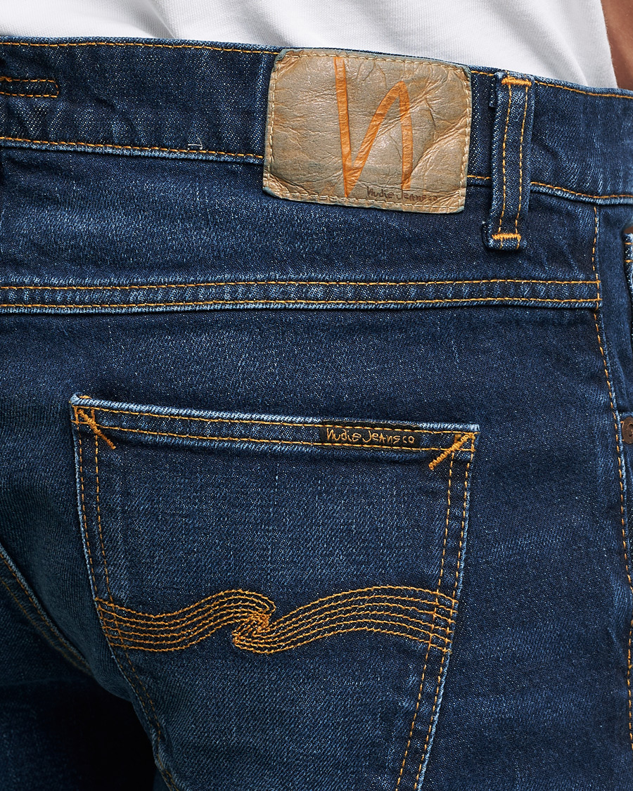 Hombres | Vaqueros | Nudie Jeans | Lean Dean Organic Jeans Blue Thunder