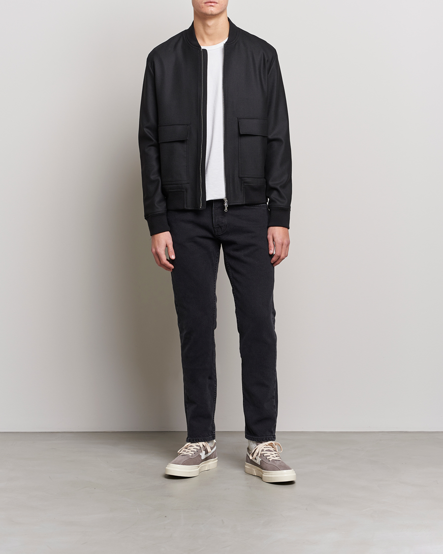 Hombres | Vaqueros | Nudie Jeans | Grim Tim Organic Jeans Almost Black