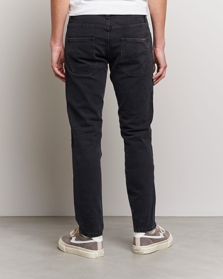 Hombres | Vaqueros | Nudie Jeans | Grim Tim Organic Jeans Almost Black