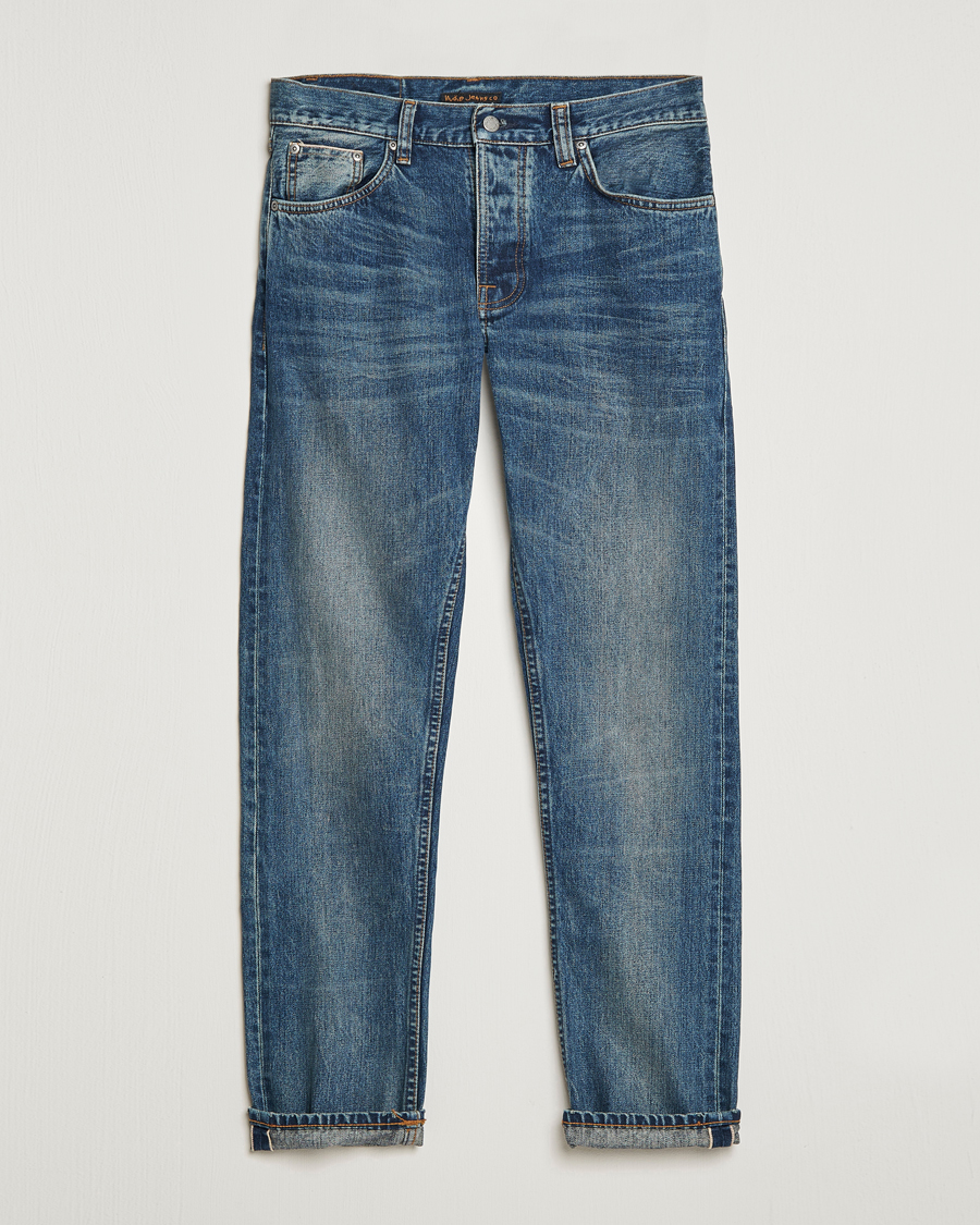 Hombres | Vaqueros | Nudie Jeans | Steady Eddie II Organic Jeans Stormy Selvage