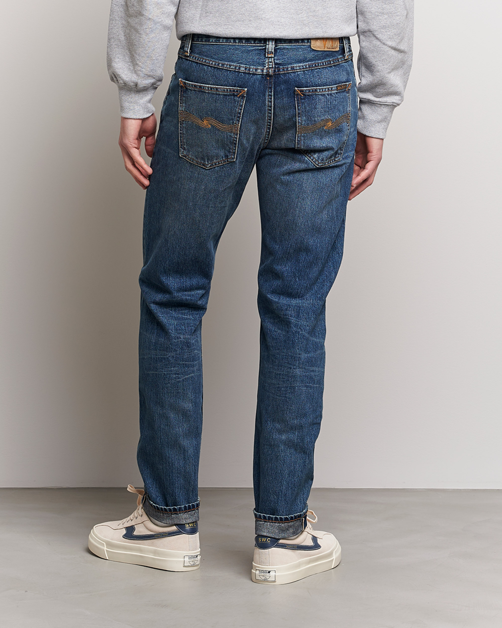Hombres | Vaqueros | Nudie Jeans | Steady Eddie II Organic Jeans Stormy Selvage