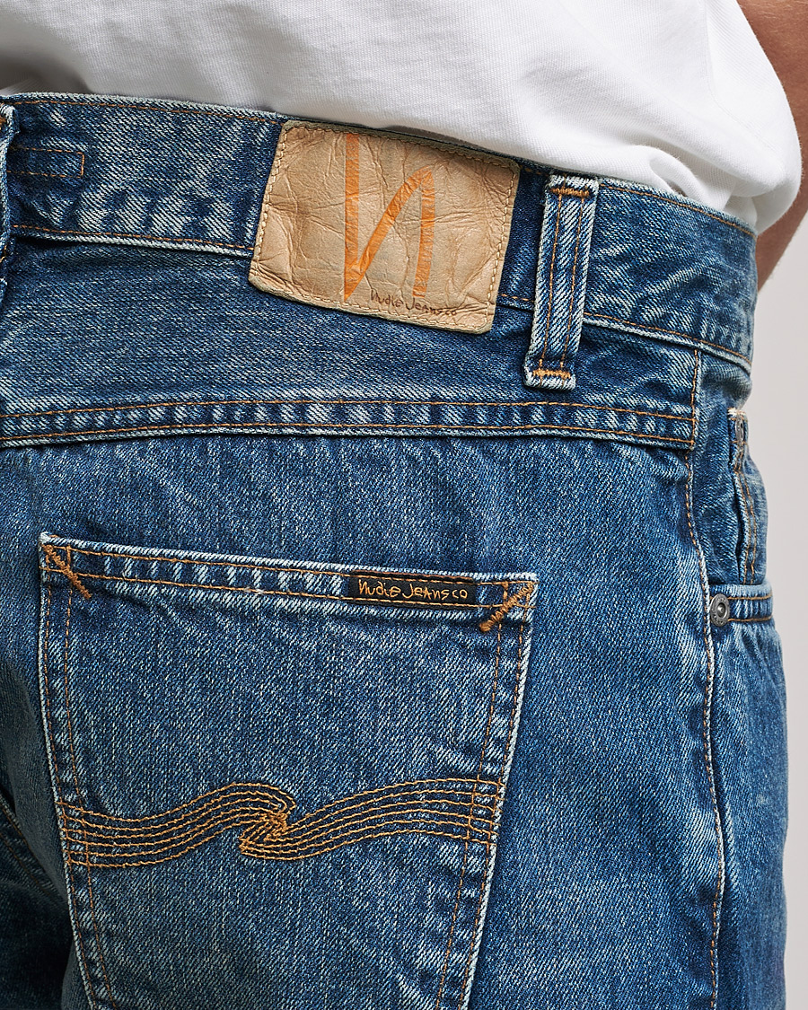 Hombres | Vaqueros | Nudie Jeans | Steady Eddie II Organic Jeans Stormy Selvage