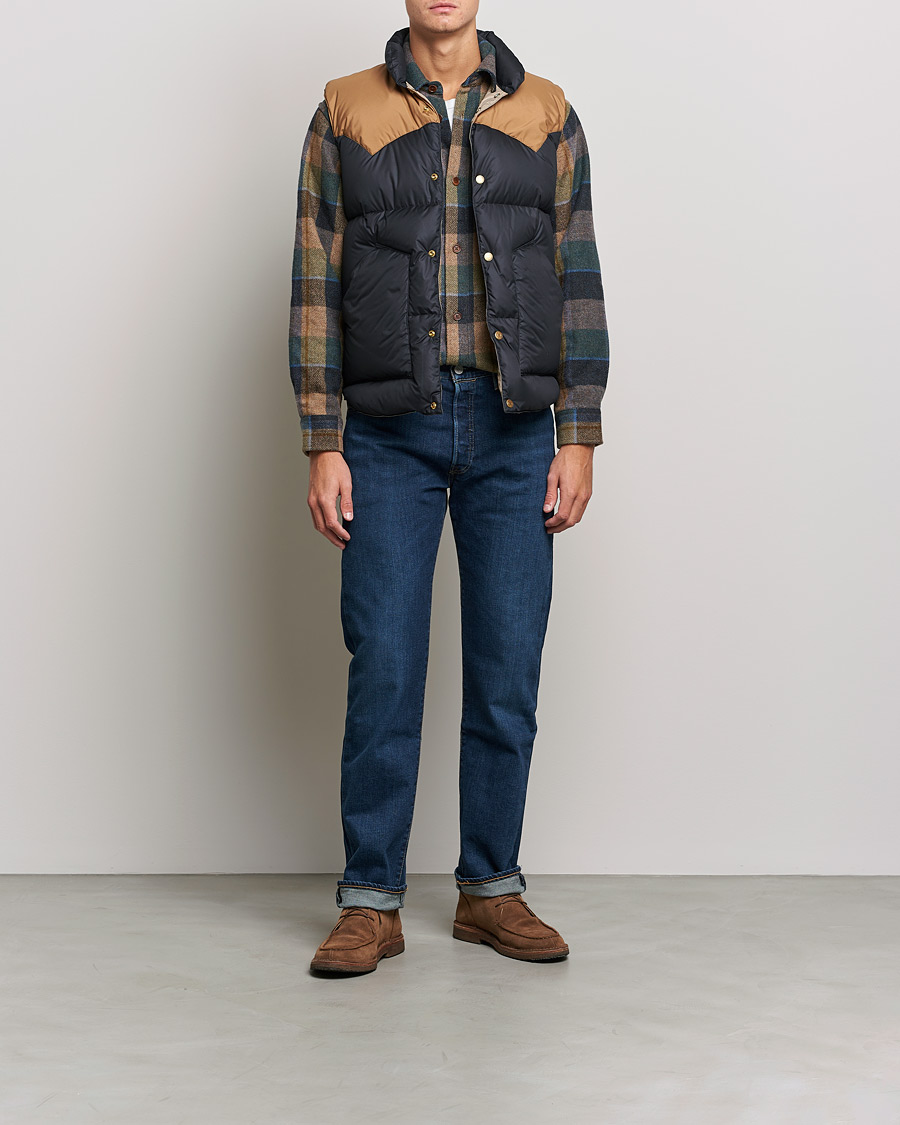 Hombres | Abrigos y chaquetas | Nudie Jeans | Kirk Puffer Vest Navy