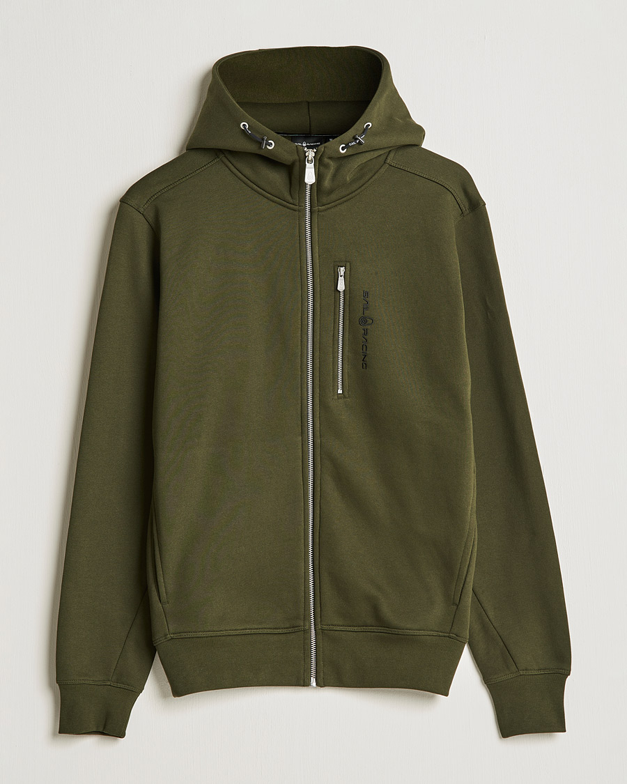 Hombres | Jerséis y prendas de punto | Sail Racing | Bowman Zip Hood Dark Forest