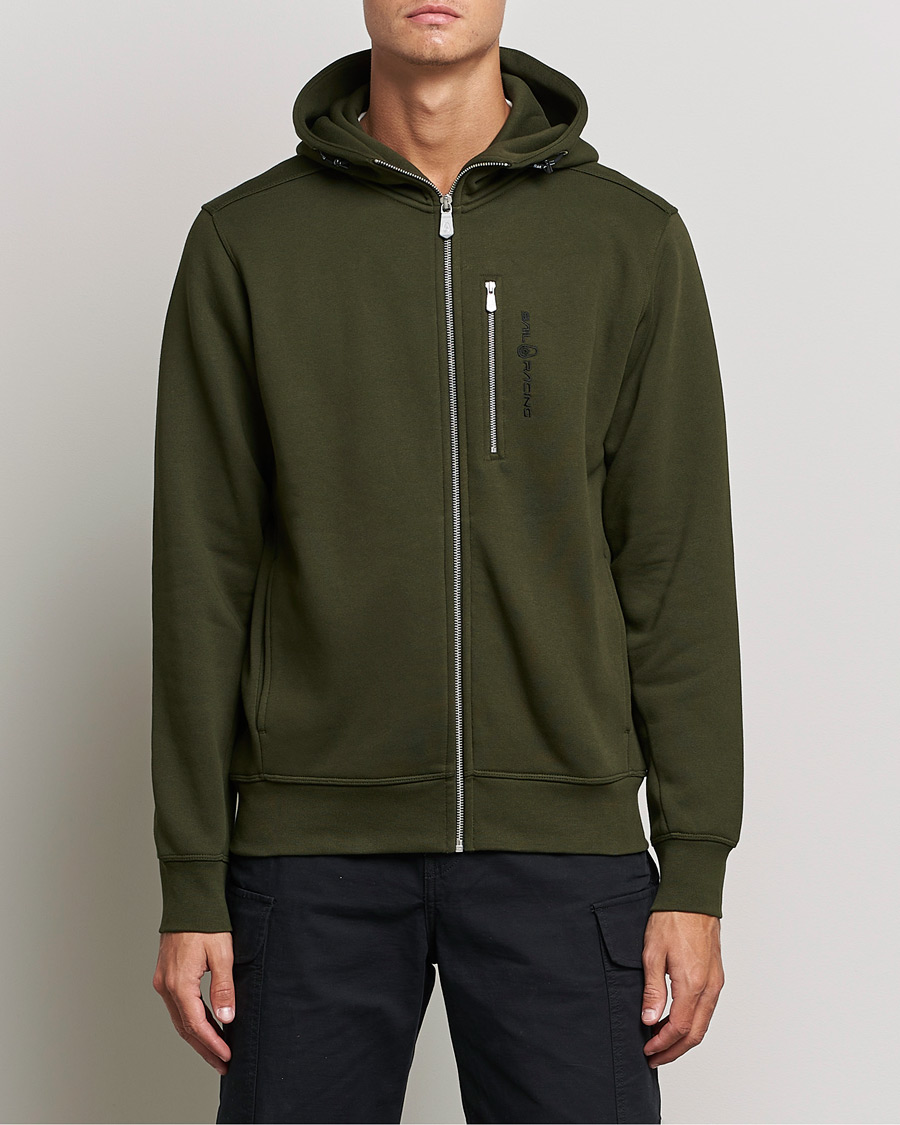Hombres | Jerséis y prendas de punto | Sail Racing | Bowman Zip Hood Dark Forest