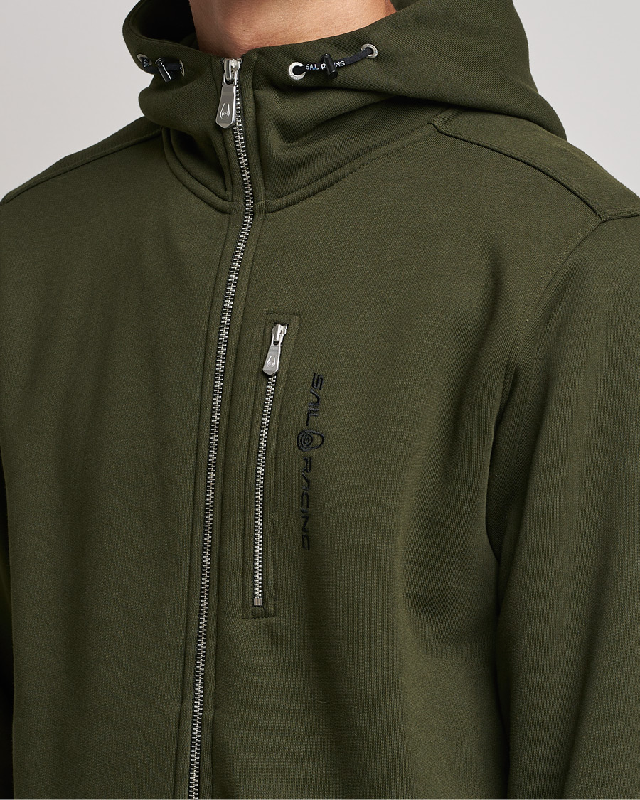 Hombres | Jerséis y prendas de punto | Sail Racing | Bowman Zip Hood Dark Forest