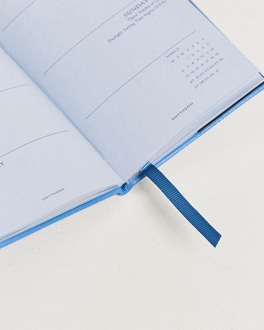 Hombres | Smythson Panama Crossgrain Diaries 2023 Nile Blue | Smythson | Panama Crossgrain Diaries 2023 Nile Blue