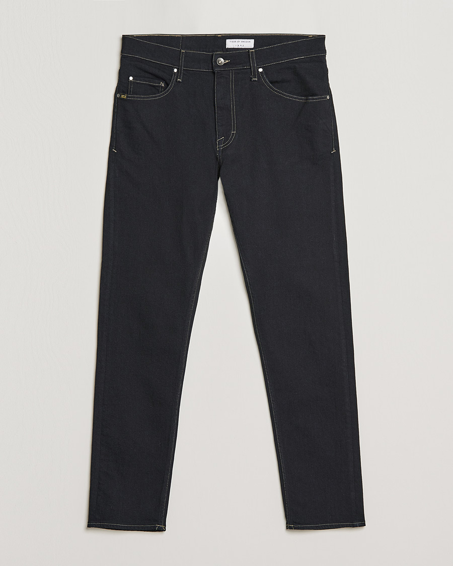 Hombres | Vaqueros | Tiger of Sweden | Pistolero Stretch Cotton Jeans Black Blue