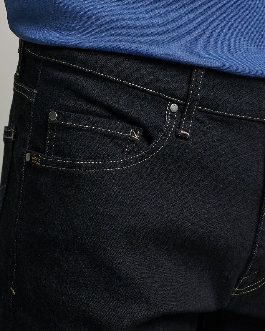 Hombres | Vaqueros | Tiger of Sweden | Pistolero Stretch Cotton Jeans Black Blue