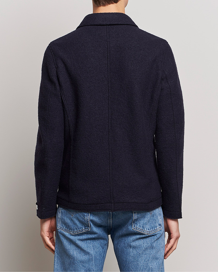 Hombres | Blazers | Tiger of Sweden | Gio Knitted Wool Blazer Light Ink
