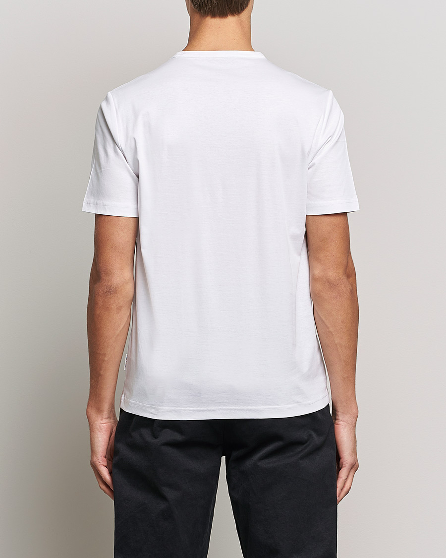 Hombres | Camisetas | Tiger of Sweden | Olaf Mercerized Cotton Tee Pure White