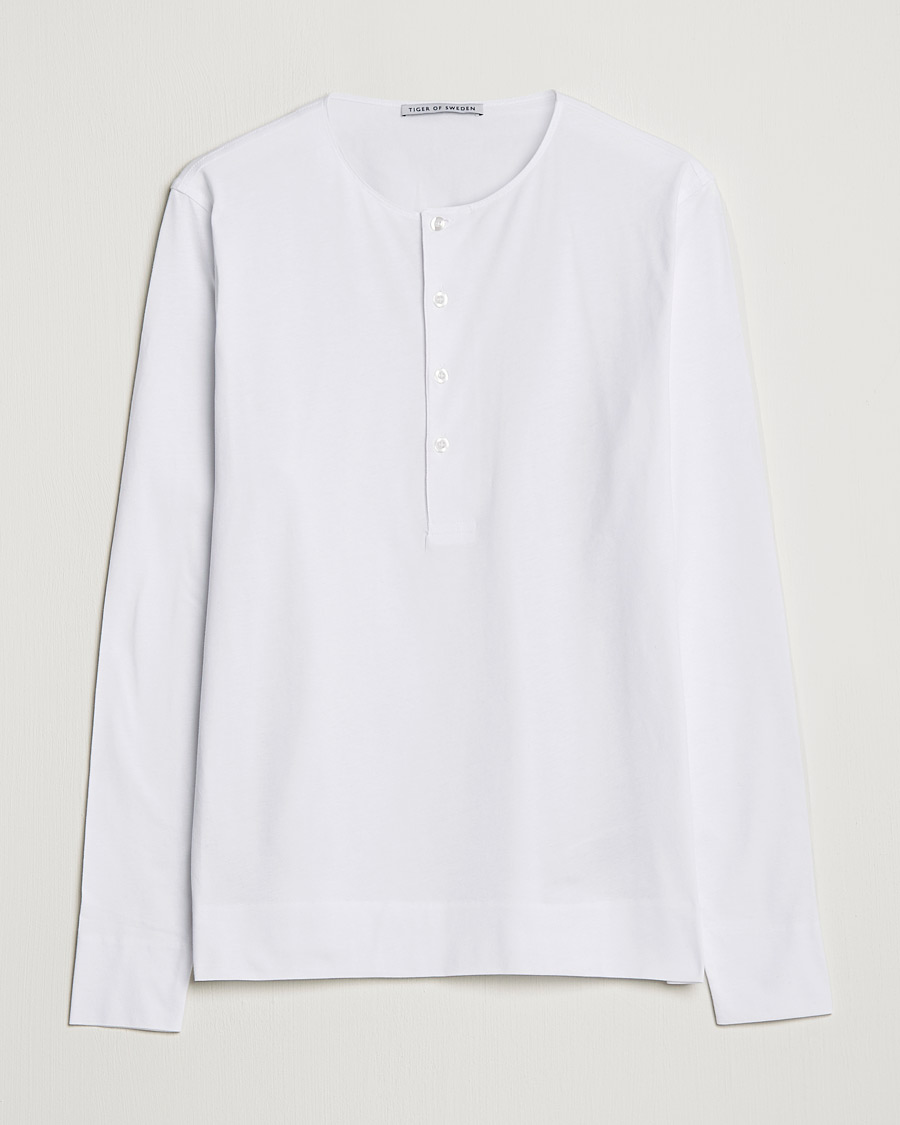 Hombres | Camisetas | Tiger of Sweden | Cappe Organic Cotton Tee Pure White