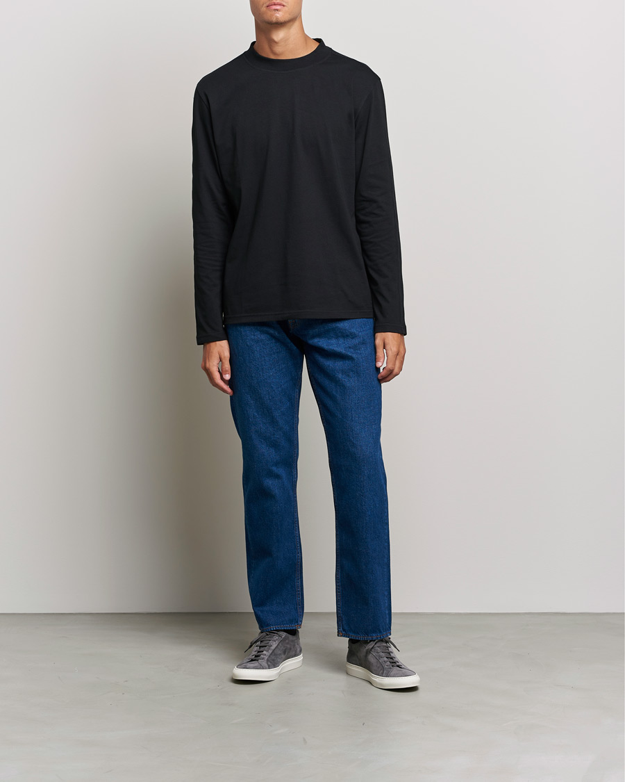 Hombres | Camisetas | Tiger of Sweden | Landler Long Sleeve Tee Black