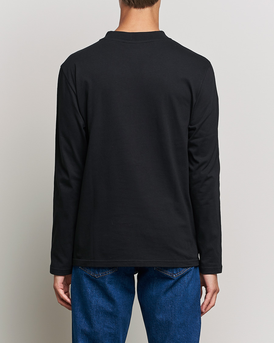 Hombres | Camisetas | Tiger of Sweden | Landler Long Sleeve Tee Black