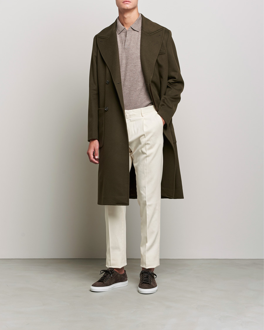 Hombres | Abrigos y chaquetas | Tiger of Sweden | Jeean Wool Coat Dark Brown