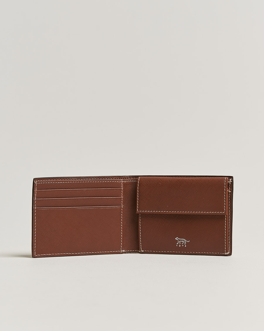 Hombres | Tiger of Sweden Wivalius Leather Card Holder Light Brown | Tiger of Sweden | Wivalius Leather Card Holder Light Brown
