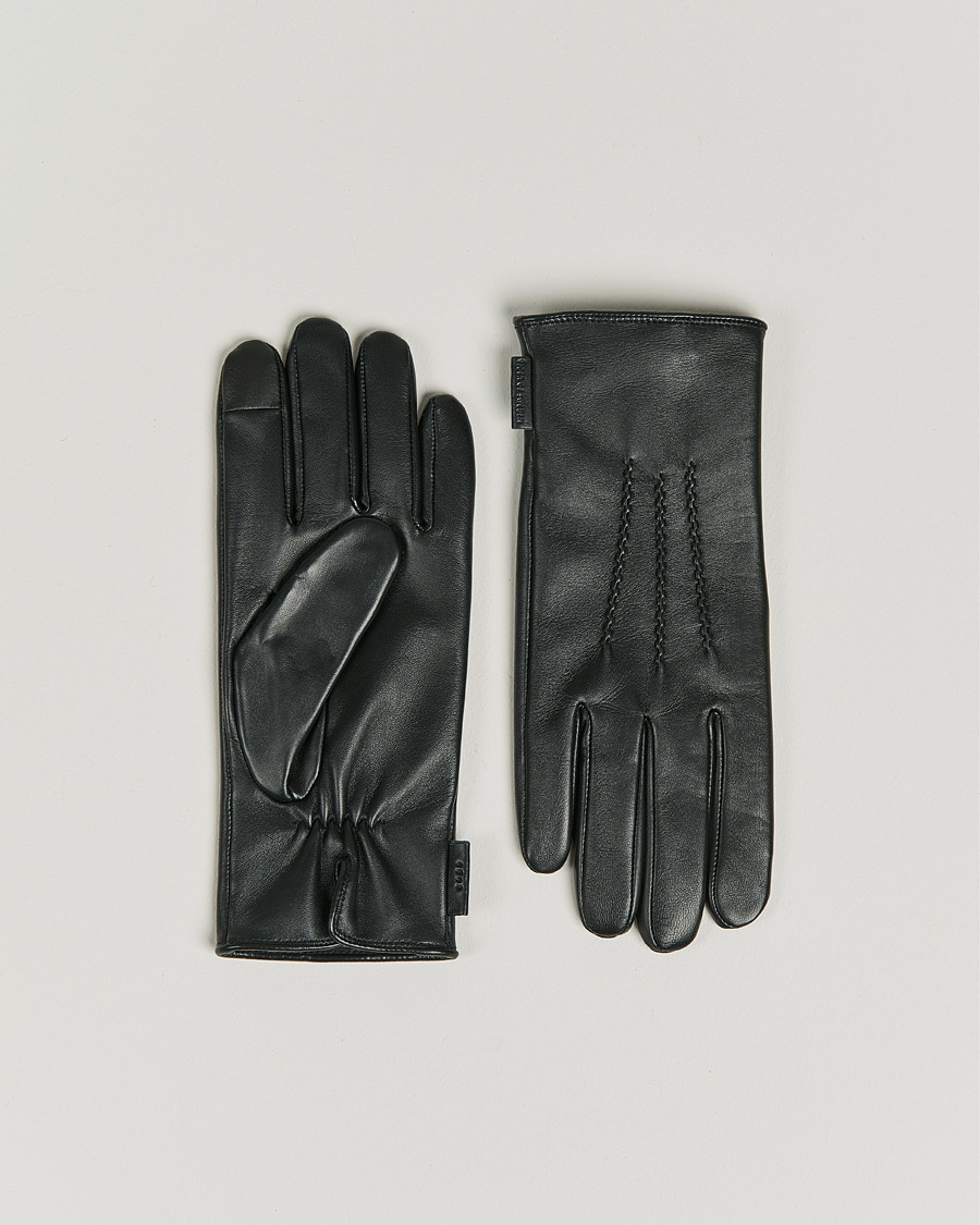 Hombres | Tiger of Sweden Garvin Leather Gloves Black | Tiger of Sweden | Garvin Leather Gloves Black