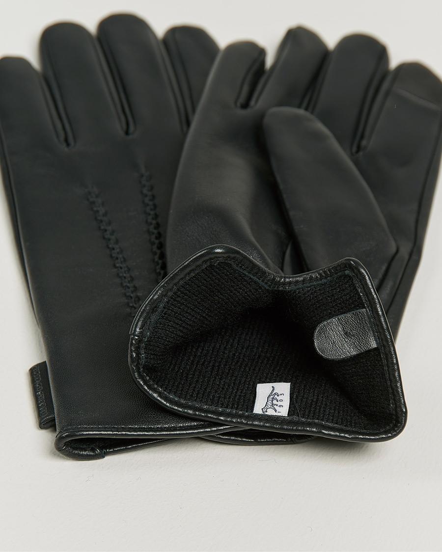 Hombres | Tiger of Sweden Garvin Leather Gloves Black | Tiger of Sweden | Garvin Leather Gloves Black