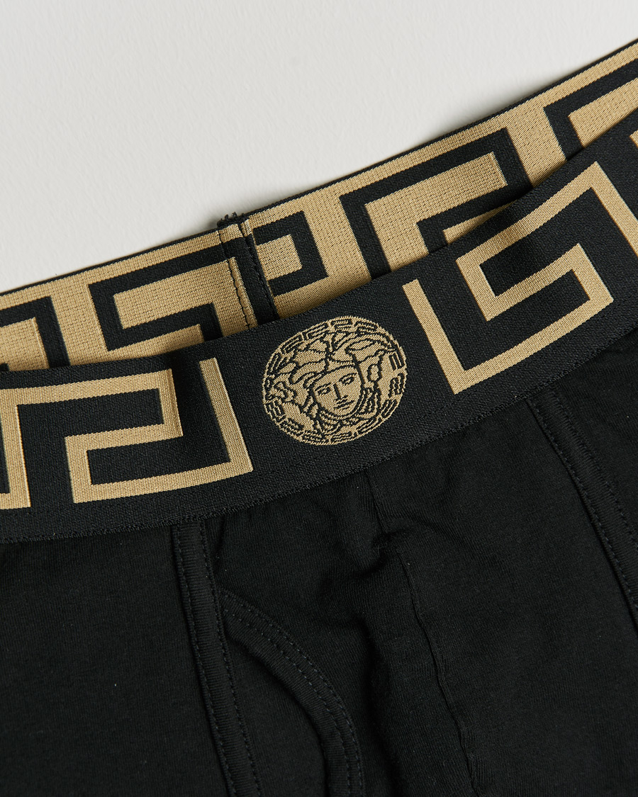 Hombres | Ropa interior y calcetines | Versace | Greca Long Johns Black